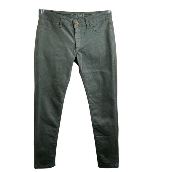 DL1961 Women's Olive Green Emma Leggings‎ Skinny Jeans Size 29 Neutral Everyday - Picture 1 of 15